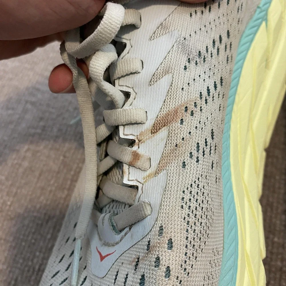 Hoka One One Clifton 7 Running Shoes Womens Size 11 Gray Cushioned 1110509 MMHC‎